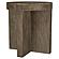Kinkaid Round Solid Mango Wood End Table Brown by Coaster