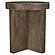 Kinkaid Round Solid Mango Wood End Table Brown by Coaster
