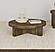 Kinkaid Round Solid Mango Wood Coffee Table Brown by Coaster