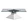 Jenny Glass Top Stainless Steel Coffee Table Chrome by Coaster