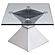 Jenny 2-piece Rectangular Coffee and End Table Set Chrome by Coaster