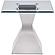 Jenny 2-piece Rectangular Coffee and End Table Set Chrome by Coaster