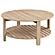 Fowler 1-shelf Round Engineered Wood Coffee Table Natural by Coaster