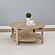 Fowler 1-shelf Round Engineered Wood Coffee Table Natural by Coaster
