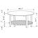 Fowler 1-shelf Round Engineered Wood Coffee Table Natural by Coaster