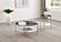 Jonelle 2-piece Round Coffee and End Table Set Gold by Coaster