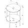 Jonelle 2-piece Round Coffee and End Table Set Gold by Coaster