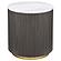 Jason 2-piece Round Marble Coffee and End Table Set White and Charcoal by Coaster