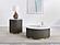 Jason 2-piece Round Marble Coffee and End Table Set White and Charcoal by Coaster