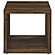 Frisco Square Engineered Wood Side End Table Dark Pine by Coaster