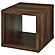 Frisco Square Engineered Wood Side End Table Dark Pine by Coaster