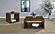 Frisco Square Engineered Wood Side End Table Dark Pine by Coaster