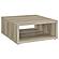 Frisco 2-piece Coffee and End Table Set Distressed Pine by Coaster