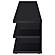 Cartmill 78-inch 2-Tier TV Stand Media Console Black by Coaster