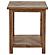 Payne Wood End Table w/Shelf Distressed Brown by Coaster