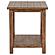 Payne Wood End Table w/Shelf Distressed Brown by Coaster