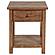 Payne 1-drawer Wood End Table w/Shelf Distressed Brown by Coaster
