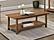 Payne Wood Coffee Table w/Shelf Distressed Brown by Coaster