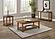Payne Wood Coffee Table w/Shelf Distressed Brown by Coaster