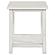Payne Wood End Table w/Shelf Distressed White by Coaster