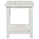 Payne Wood End Table w/Shelf Distressed White by Coaster