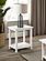 Payne Wood End Table w/Shelf Distressed White by Coaster