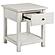 Payne 1-drawer Wood End Table w/Shelf Distressed White by Coaster