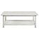 Payne Wood Coffee Table w/Shelf Distressed White by Coaster