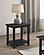 Payne Wood End Table w/Shelf Distressed Java by Coaster