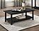Payne Wood Coffee Table w/Shelf Distressed Java by Coaster