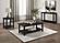 Payne Wood Coffee Table w/Shelf Distressed Java by Coaster