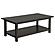 Payne Wood Coffee Table w/Shelf Distressed Java by Coaster