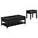 Concord 2-piece Coffee and End Table Set Distressed Java by Coaster