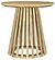 Touhy Round Solid Wood End Side Table Natural Mango by Coaster