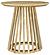 Touhy Round Solid Wood End Side Table Natural Mango by Coaster