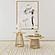 Touhy 2-piece Round Coffee and End Table Set Natural Mango by Coaster
