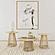 Touhy 3-piece Round Coffee and End Table Set Natural Mango by Coaster