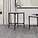 Hermas Round Genuine Marble Top Metal End Side Table White by Coaster