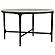 Hermas Round Genuine Marble Top Metal Coffee Table White by Coaster