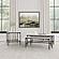 Ebby Square Genuine Marble Top Metal End Table White by Coaster