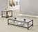 Trini 2-piece Coffee and End Table Set Black Nickel by Coaster