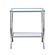 Saide Square End Table with Mirrored Shelf Chrome by Coaster