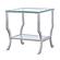 Saide Square End Table with Mirrored Shelf Chrome by Coaster