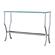 Saide Rectangular Sofa Table w/Mirrored Shelf Chrome by Coaster