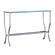 Saide Rectangular Sofa Table w/Mirrored Shelf Chrome by Coaster