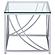 Lille Glass Top Square End Table Accents Chrome by Coaster