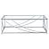 Lille Glass Top Rectangular Coffee Table Accents Chrome by Coaster