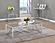 Lille Glass Top Rectangular Coffee Table Accents Chrome by Coaster