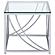 Lille 2-piece Glass Top Coffee and End Sofa Table Set Chrome by Coaster