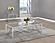 Lille 2-piece Glass Top Coffee and End Sofa Table Set Chrome by Coaster